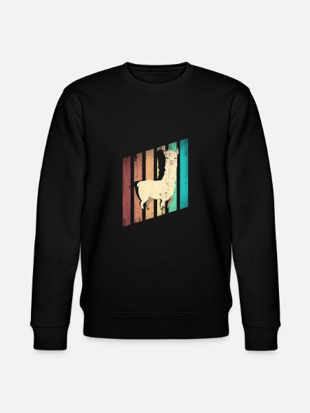Alpacas LLamas Mammals Alpaca Silhouette - Stanley/Stella CHANGER Unisex Organic Sweatshirt - black