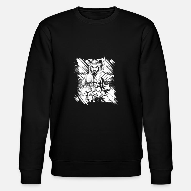 Japanese Samurai Warrior - Stanley/Stella Unisex Bio-Sweatshirt CHANGER  - Schwarz