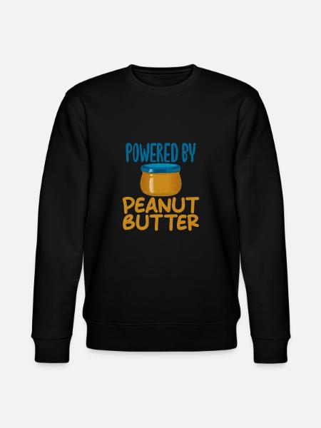 Peanut Butter Lover Gift - Stanley/Stella CHANGER Unisex Organic Sweatshirt - black