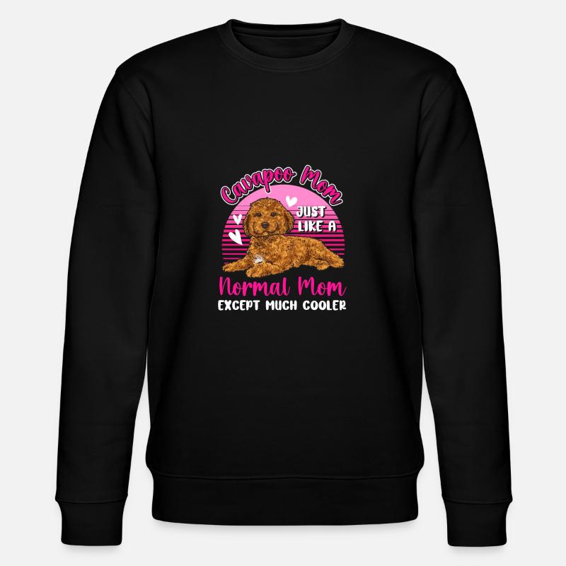 Cavapoo Cavoodle Capoodle Chien - Sweat bio CHANGER Stanley/Stella Unisexe - noir