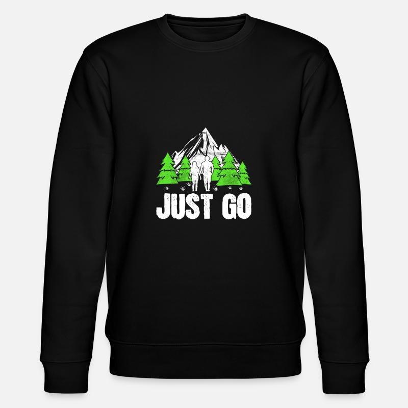 Just Go - Stanley/Stella Unisex Bio-Sweatshirt CHANGER  - Schwarz