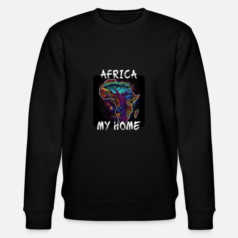 L’Afrique, ma maison 8 - Sweat bio CHANGER Stanley/Stella Unisexe - noir