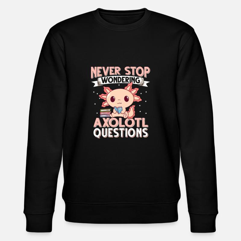 Axolotl. Axolotl Questions - Sweat bio CHANGER Stanley/Stella Unisexe - noir