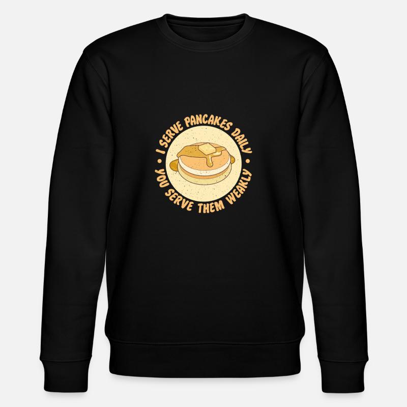 Pancake Lover Cadeau - Sweat bio CHANGER Stanley/Stella Unisexe - noir