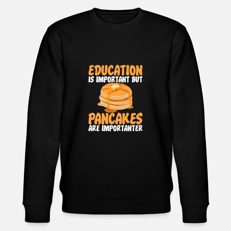 Pancake Lover Cadeau - Sweat bio CHANGER Stanley/Stella Unisexe - noir