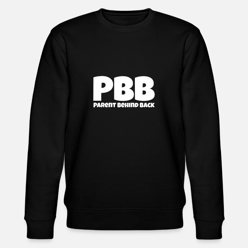 Parent behind back - Stanley/Stella CHANGER Unisex Organic Sweatshirt - black