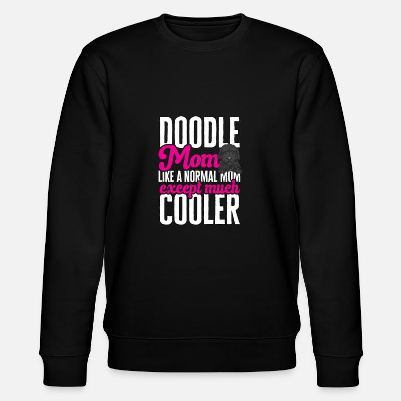 Chien Doodle Black Goldendoodle - Sweat bio CHANGER Stanley/Stella Unisexe - noir