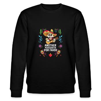 Another Margarita Por Favor Margarita Drinker - Stanley/Stella CHANGER Unisex Organic Sweatshirt - black - Front - Nik (191cm) & Marisol (170cm)