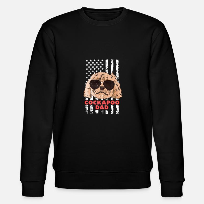 Cockapoo Chien - Sweat bio CHANGER Stanley/Stella Unisexe - noir