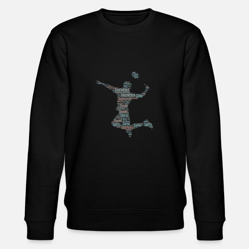 Joueurs de badminton - Sweat bio CHANGER Stanley/Stella Unisexe - noir