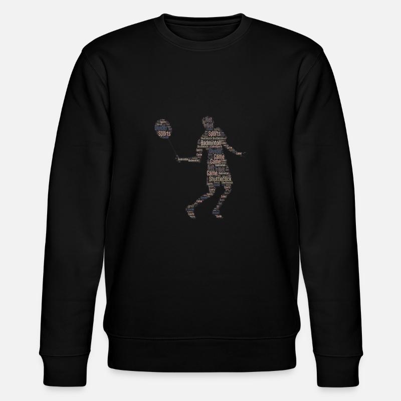 Joueurs de badminton - Sweat bio CHANGER Stanley/Stella Unisexe - noir