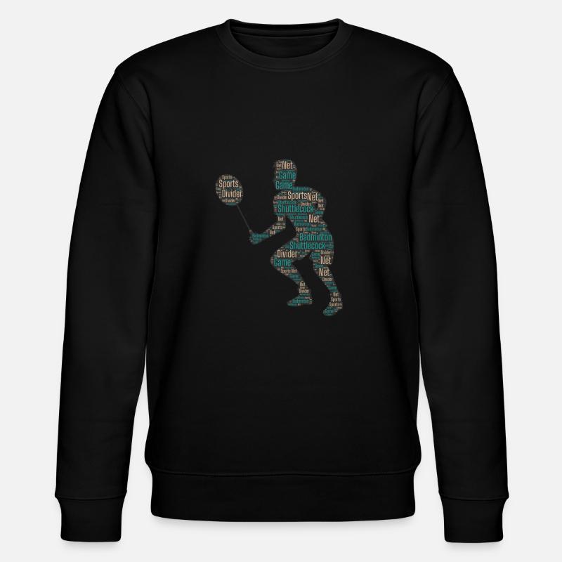 Joueurs de badminton - Sweat bio CHANGER Stanley/Stella Unisexe - noir