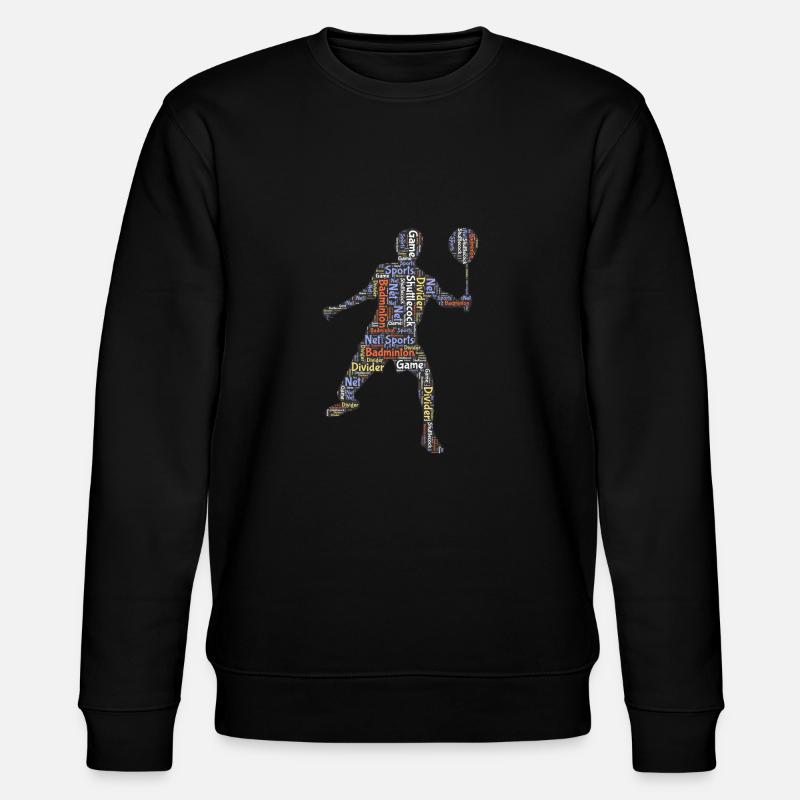 Joueurs de badminton - Sweat bio CHANGER Stanley/Stella Unisexe - noir
