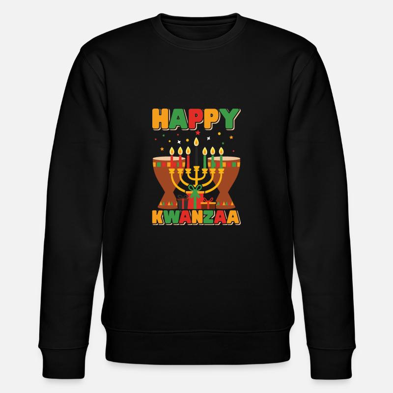 Traditions religieuses Kwanzaa Imani heureuses - Sweat bio CHANGER Stanley/Stella Unisexe - noir