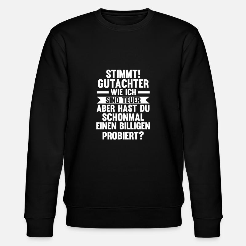 Gutachter - Stanley/Stella Unisex Bio-Sweatshirt CHANGER  - Schwarz