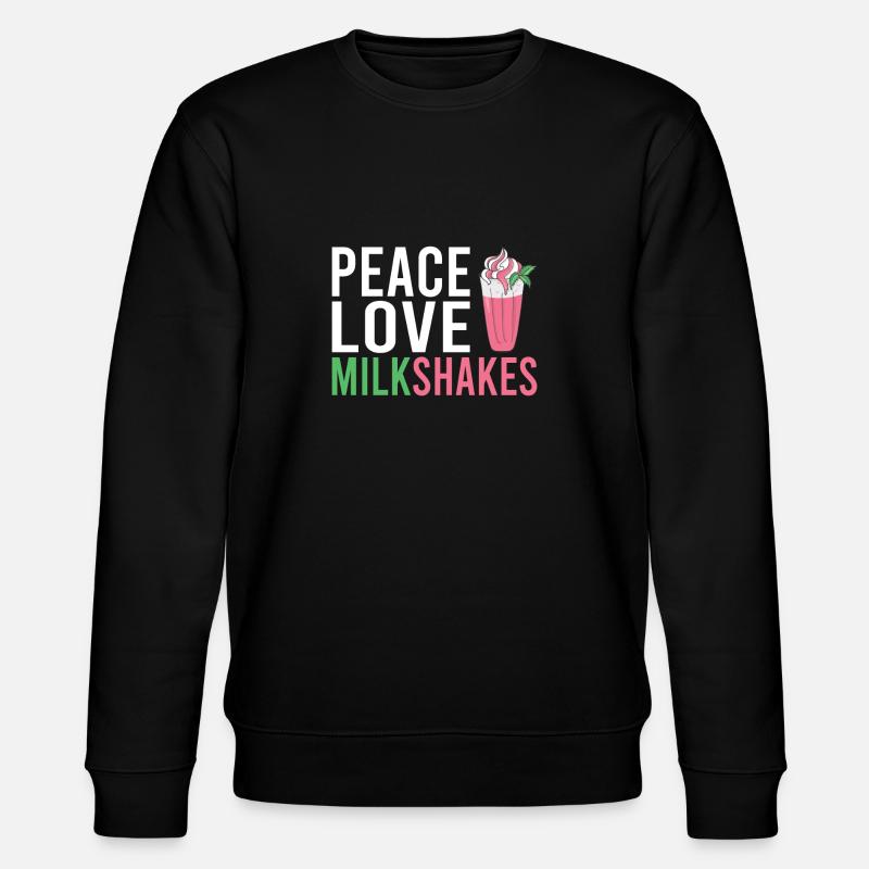 J’adore Milkshakes Milkshake Gift - Sweat bio CHANGER Stanley/Stella Unisexe - noir