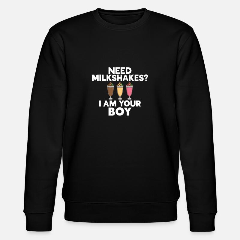 J’adore Milkshakes Milkshake Gift - Sweat bio CHANGER Stanley/Stella Unisexe - noir
