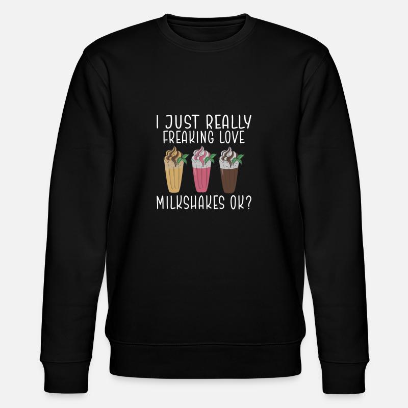 J’adore Milkshakes Milkshake Gift - Sweat bio CHANGER Stanley/Stella Unisexe - noir