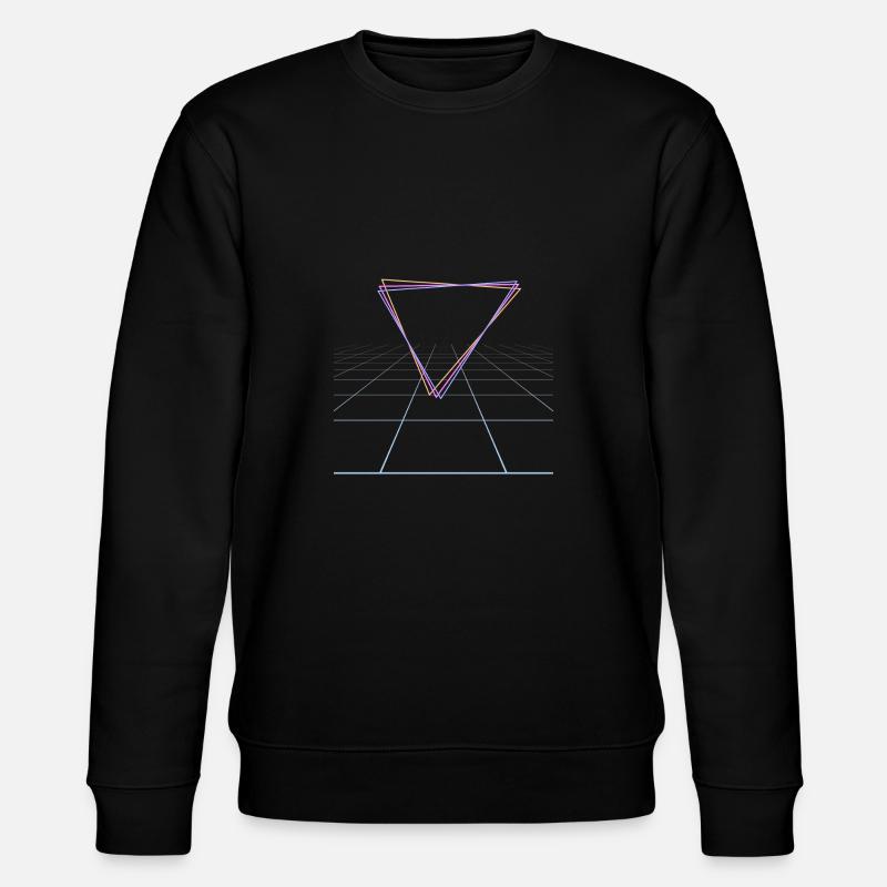 Retrowave Synthwave 80s Design - Stanley/Stella Unisex Bio-Sweatshirt CHANGER - Schwarz