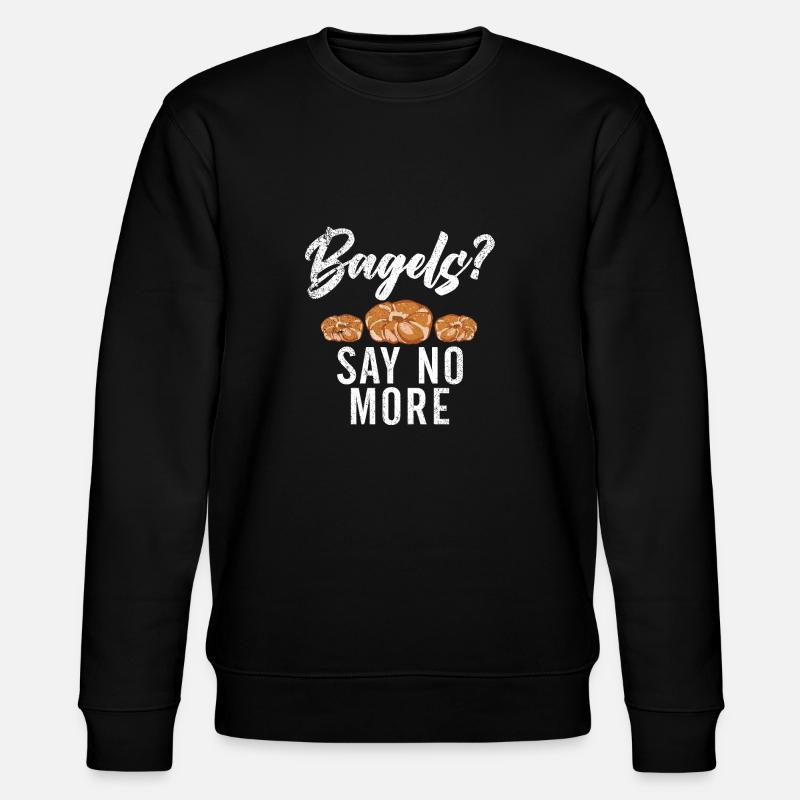 Cadeaux Bagel Bagel Lover - Sweat bio CHANGER Stanley/Stella Unisexe - noir