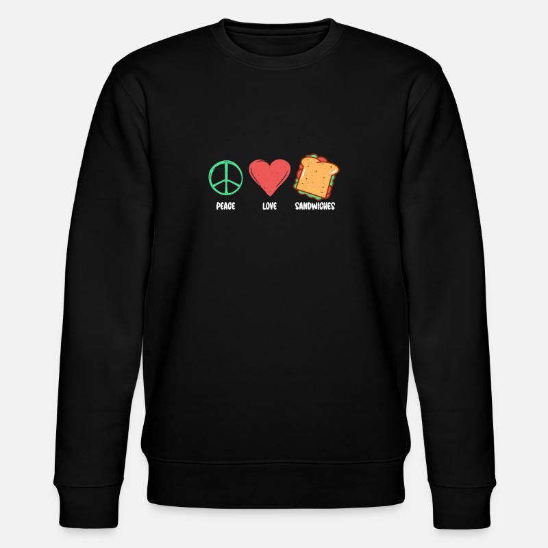 Cadeau Sandwich Lover - Sweat bio CHANGER Stanley/Stella Unisexe - noir