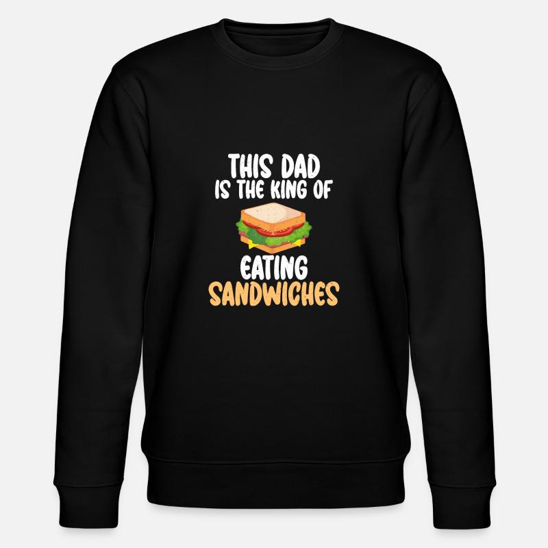 Cadeau Sandwich Lover - Sweat bio CHANGER Stanley/Stella Unisexe - noir