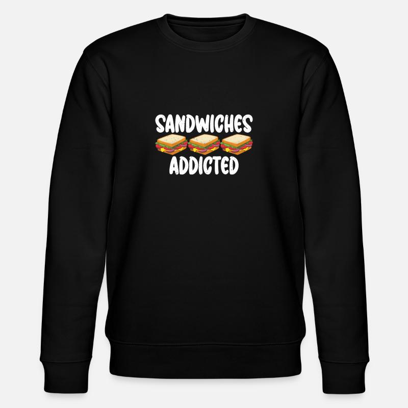 Cadeau Sandwich Lover - Sweat bio CHANGER Stanley/Stella Unisexe - noir