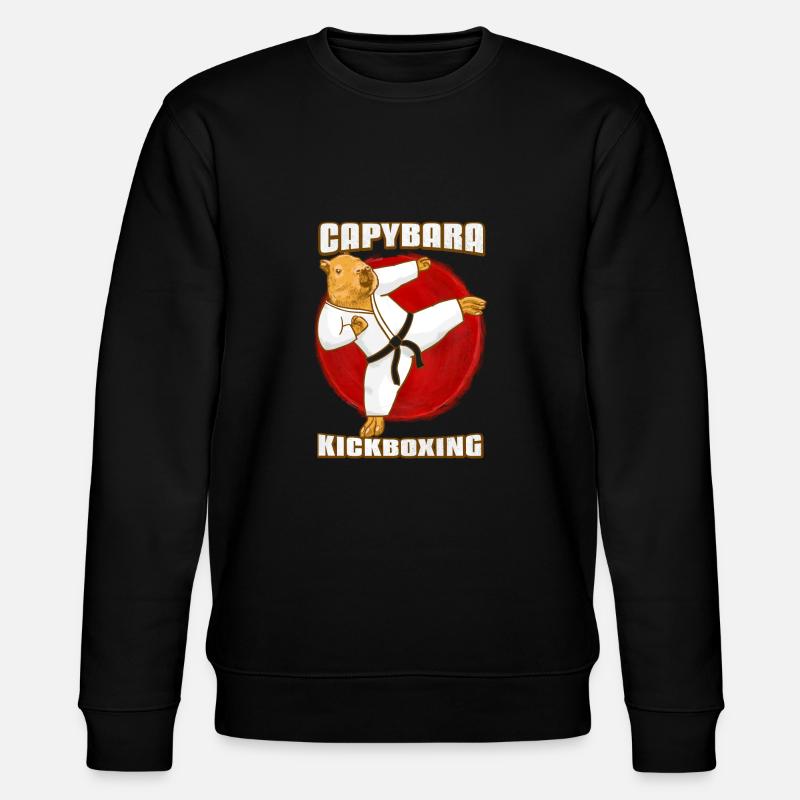 Capybara Arts Martiaux Kickboxing - Sweat bio CHANGER Stanley/Stella Unisexe - noir