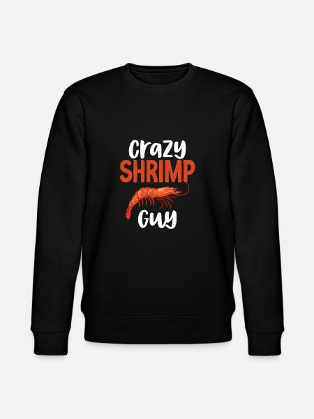 Shrimp Lover Gift - Stanley/Stella CHANGER Unisex Organic Sweatshirt - black