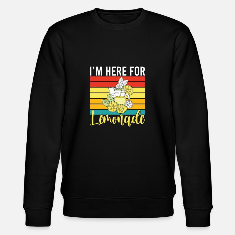 Limonade-Geschenk-Ideen - Stanley/Stella Unisex Bio-Sweatshirt CHANGER  - Schwarz
