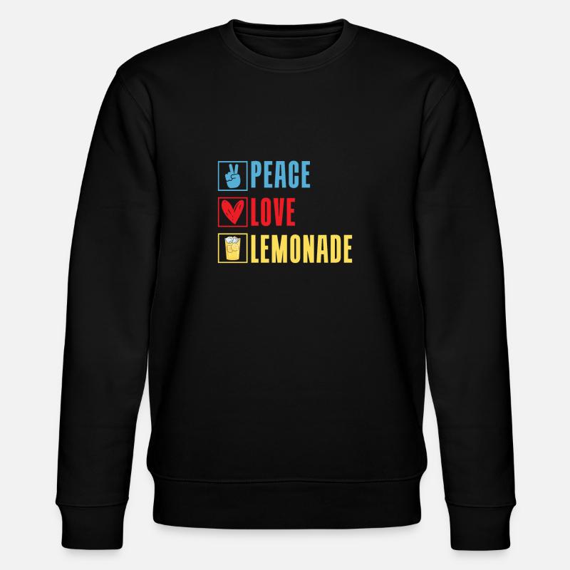 Limonade Geschenkideen - Stanley/Stella Unisex Bio-Sweatshirt CHANGER  - Schwarz