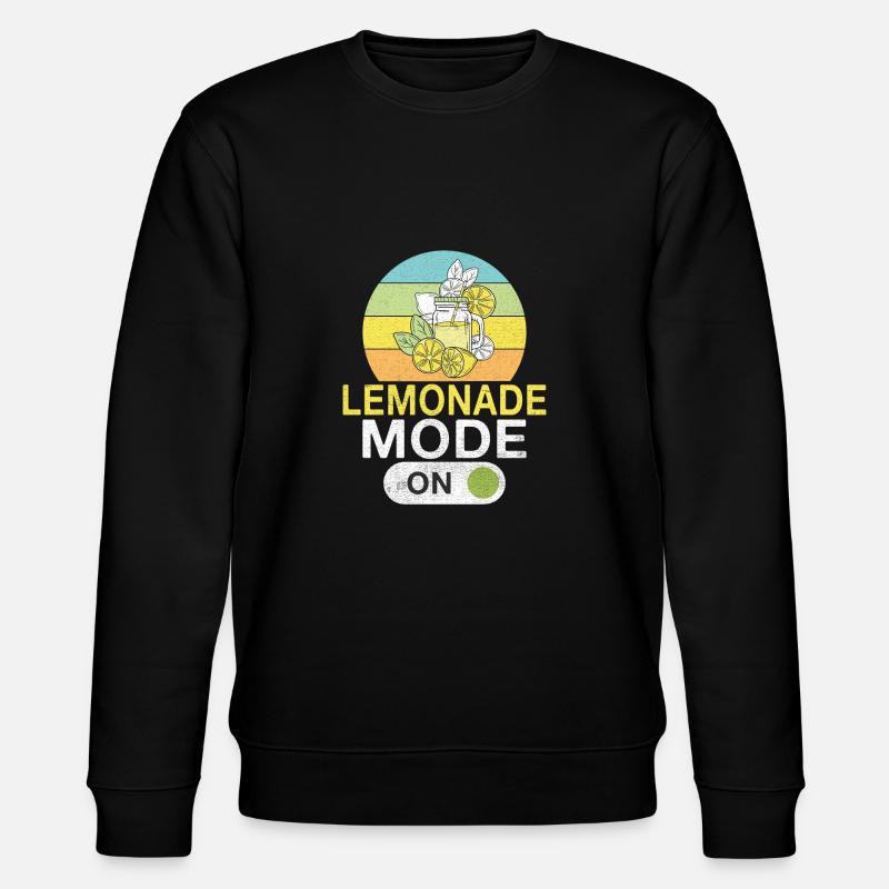 Lemonade Gift Ideas - Stanley/Stella CHANGER Unisex Organic Sweatshirt - black