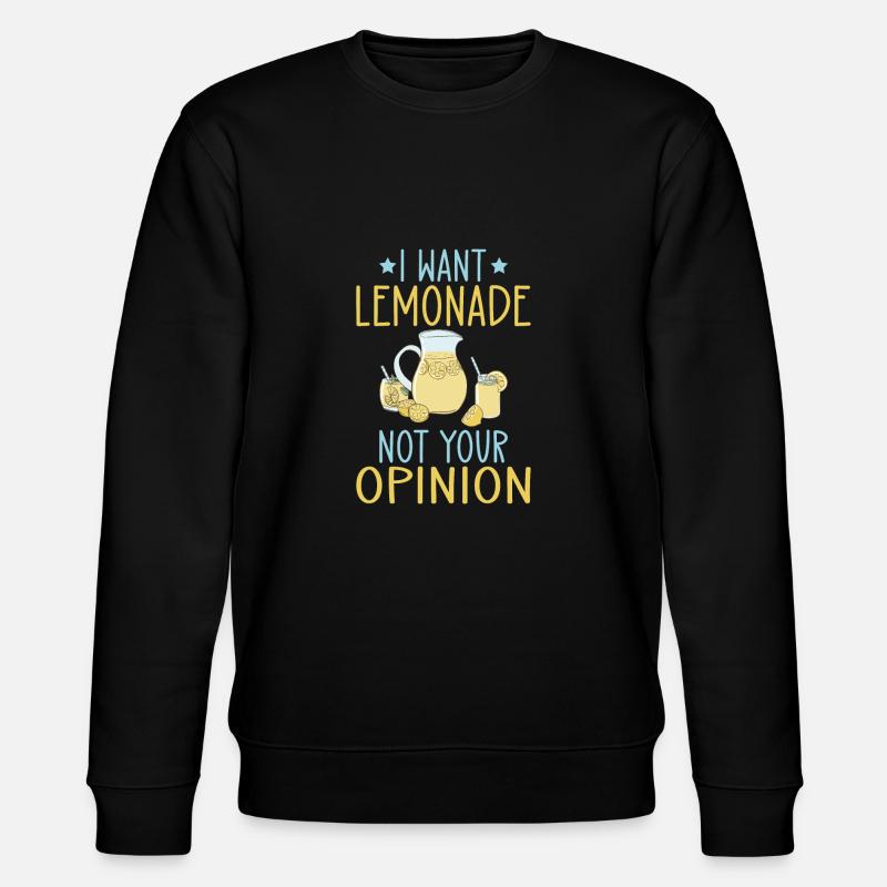 Limonade-Geschenk-Ideen - Stanley/Stella Unisex Bio-Sweatshirt CHANGER  - Schwarz