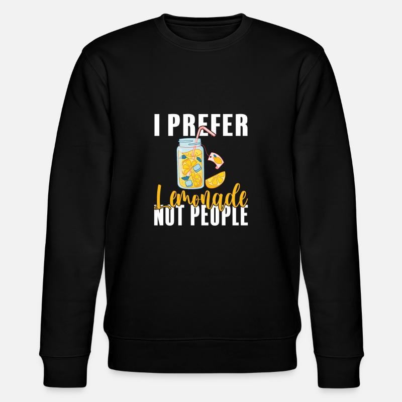 Lemonade Gift Ideas - Stanley/Stella CHANGER Unisex Organic Sweatshirt - black
