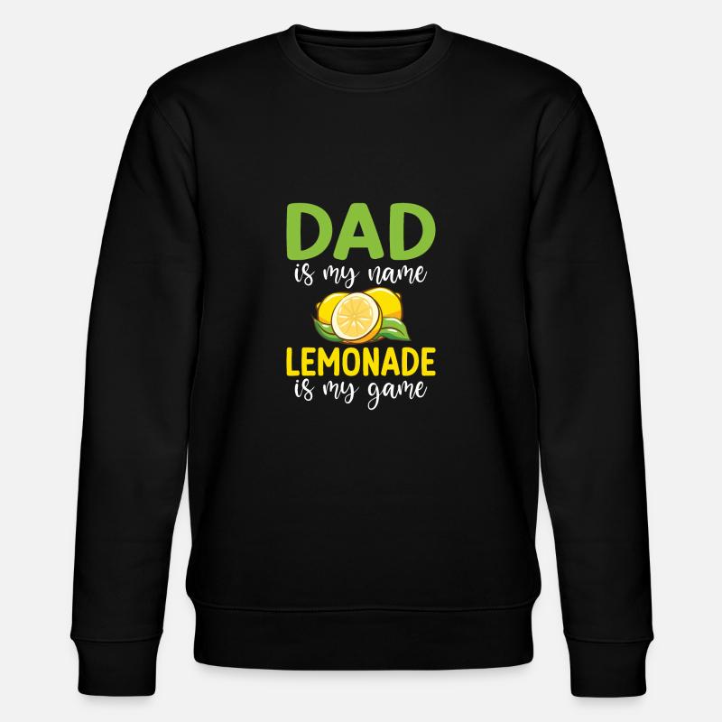 Lemonade Gift Ideas - Stanley/Stella CHANGER Unisex Organic Sweatshirt - black