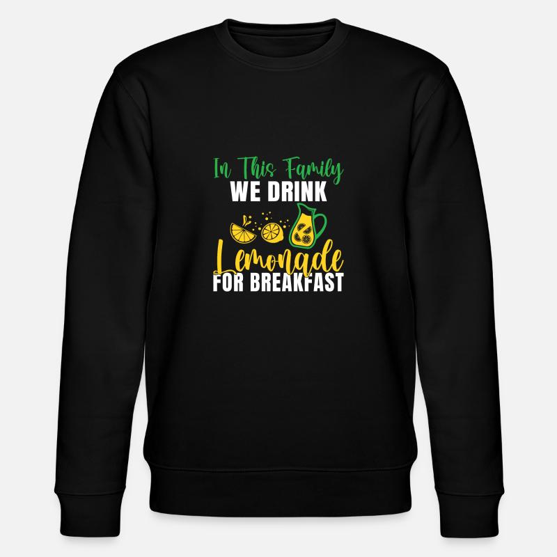 Limonade-Geschenk-Ideen - Stanley/Stella Unisex Bio-Sweatshirt CHANGER  - Schwarz