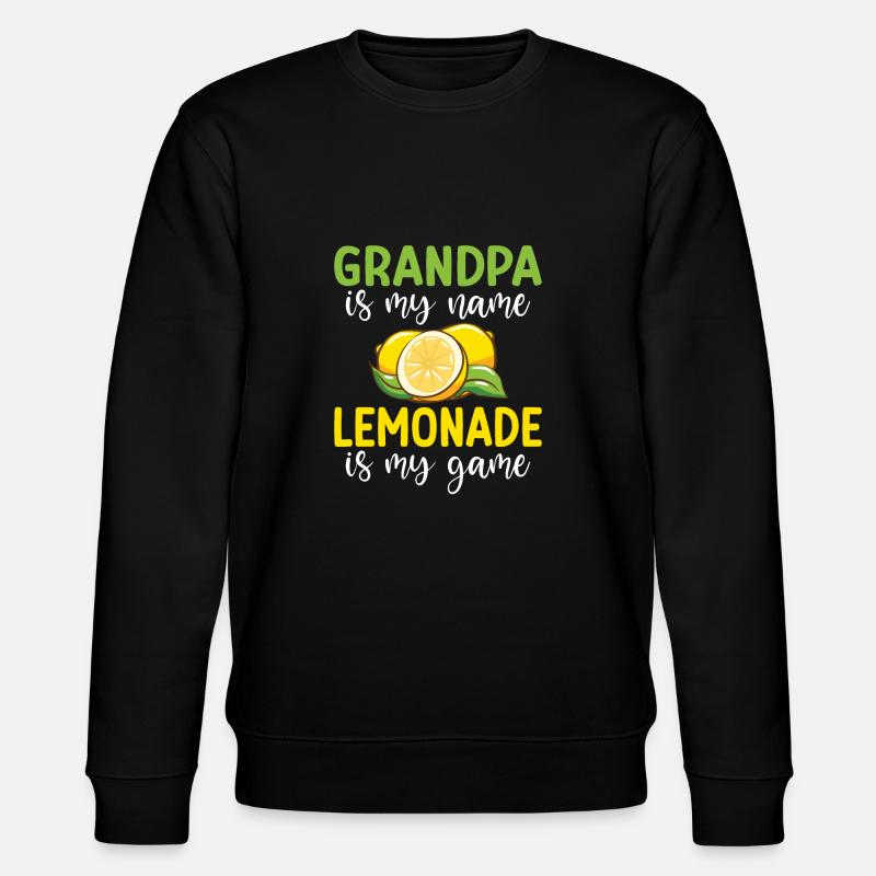 Lemonade Gift Ideas - Stanley/Stella CHANGER Unisex Organic Sweatshirt - black