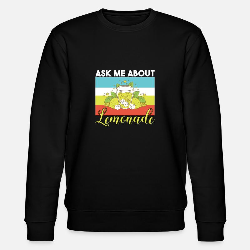 Lemonade Gift Ideas - Stanley/Stella CHANGER Unisex Organic Sweatshirt - black