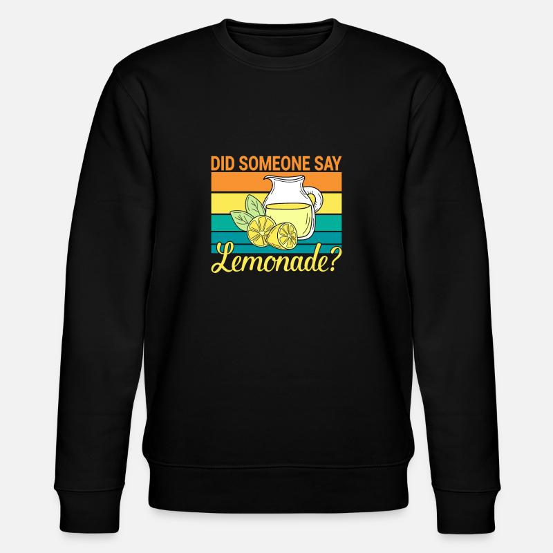 Lemonade Gift Ideas - Stanley/Stella CHANGER Unisex Organic Sweatshirt - black