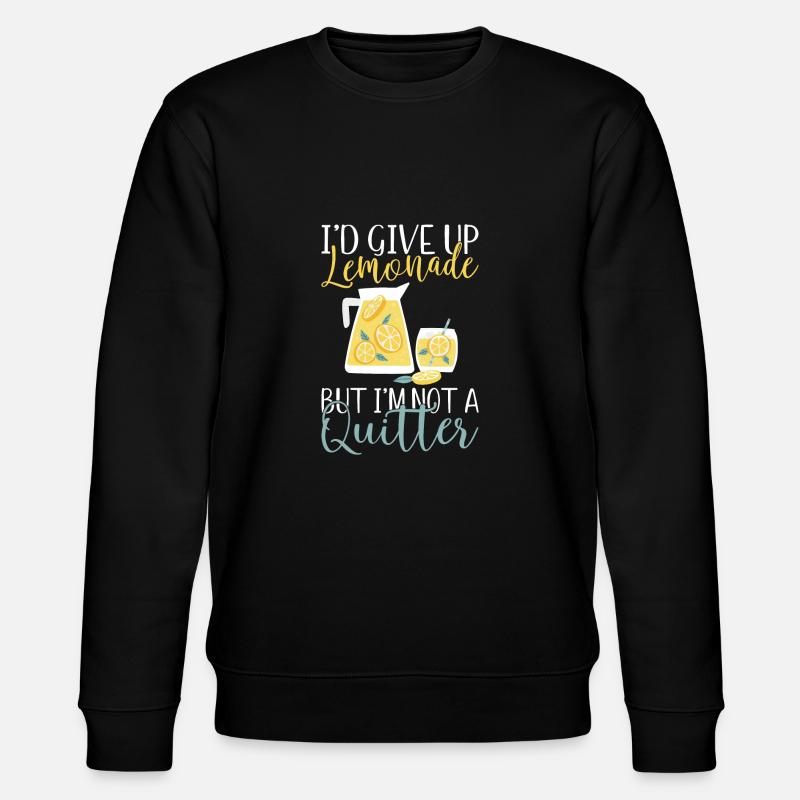 Lemonade Gift Ideas - Stanley/Stella CHANGER Unisex Organic Sweatshirt - black