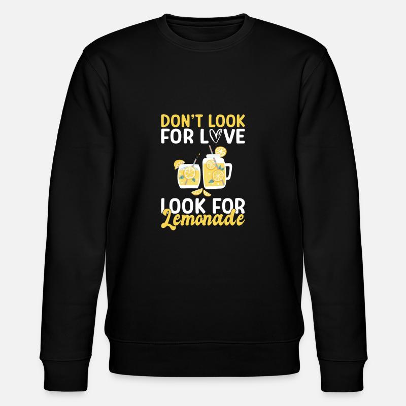 Lemonade Gift Ideas - Stanley/Stella CHANGER Unisex Organic Sweatshirt - black