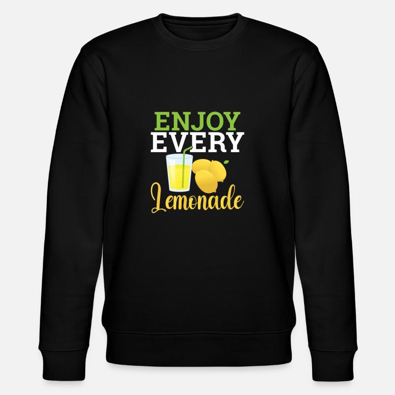 Limonade-Geschenk-Ideen - Stanley/Stella Unisex Bio-Sweatshirt CHANGER - Schwarz