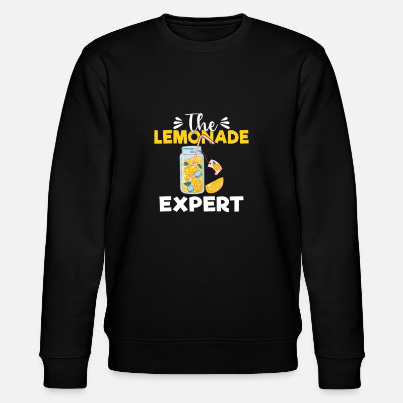 Limonade-Geschenk-Ideen - Stanley/Stella Unisex Bio-Sweatshirt CHANGER - Schwarz