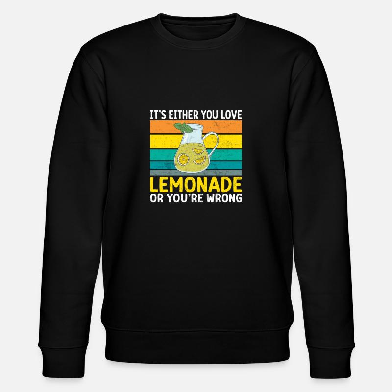 Lemonade Gift Ideas - Stanley/Stella CHANGER Unisex Organic Sweatshirt - black
