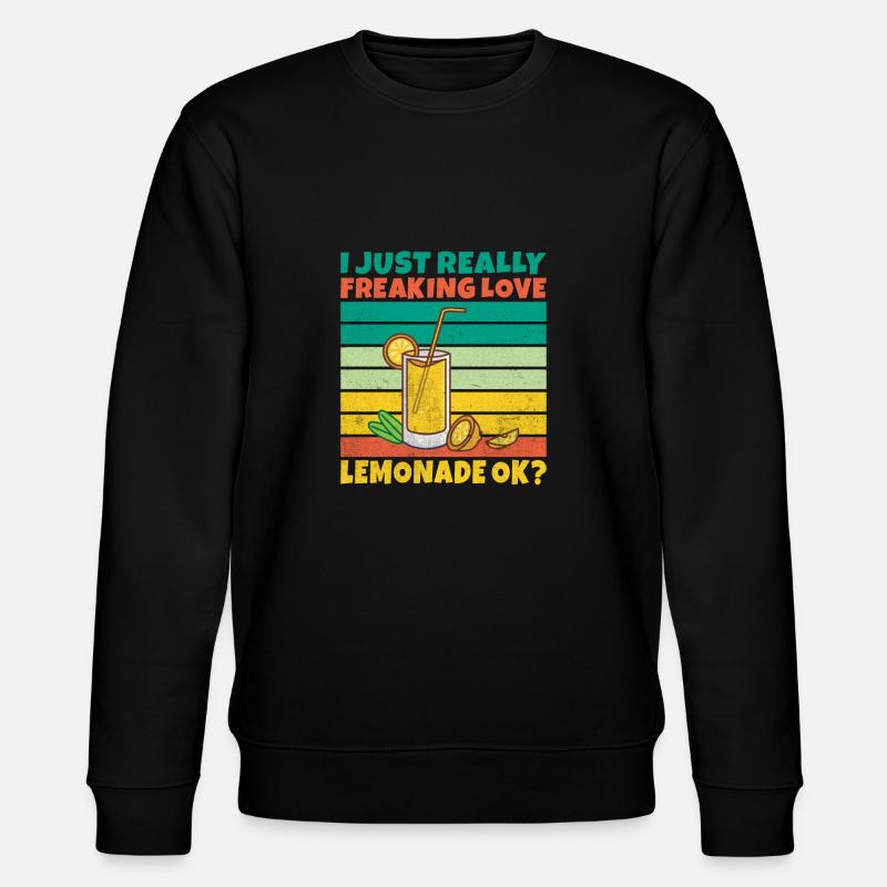 Lemonade Gift Ideas - Stanley/Stella CHANGER Unisex Organic Sweatshirt - black
