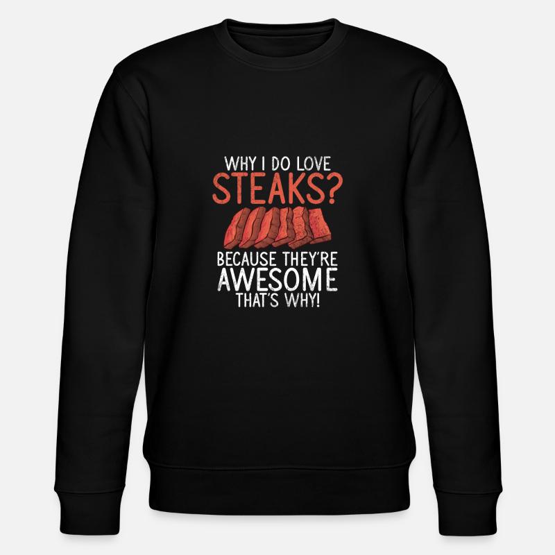 Steak Lover Steak Cadeau - Sweat bio CHANGER Stanley/Stella Unisexe - noir