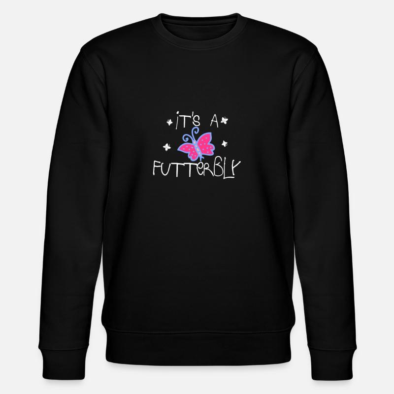 C’est un | papillon - Sweat bio CHANGER Stanley/Stella Unisexe - noir