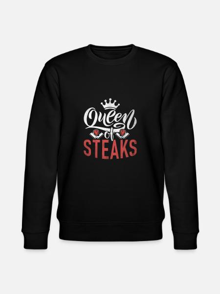 Steak Lover Steak Gift - Stanley/Stella CHANGER Unisex Organic Sweatshirt - black