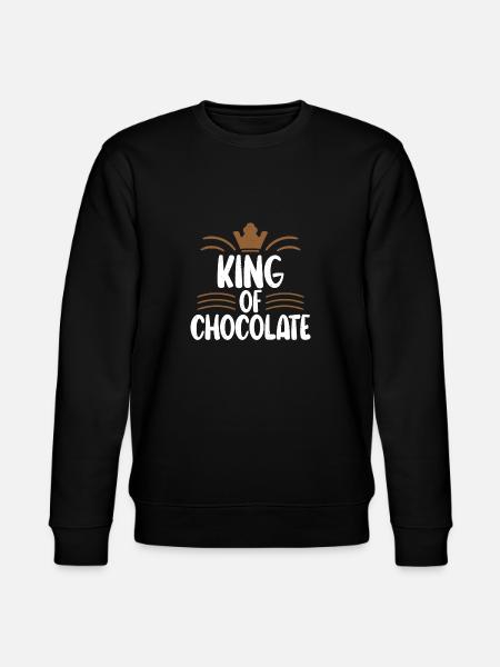 Chocolate Lover Gifts - Stanley/Stella CHANGER Unisex Organic Sweatshirt - black