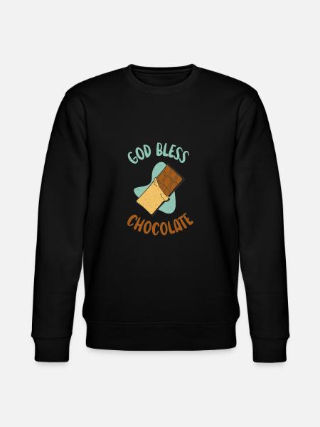 Schokoladenliebhaber Geschenke - Stanley/Stella Unisex Bio-Sweatshirt CHANGER - Schwarz